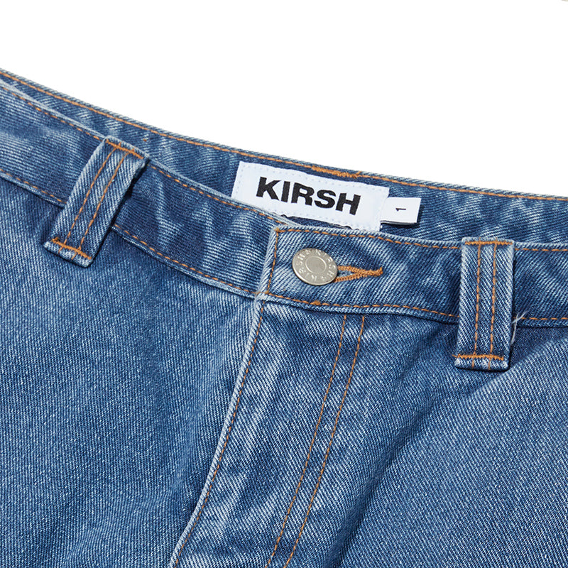 チェリーベーシックナッピングデニムパンツ【ブルー】