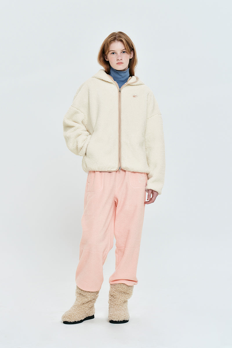 チェリーテリージョガーパンツ【サーモン】