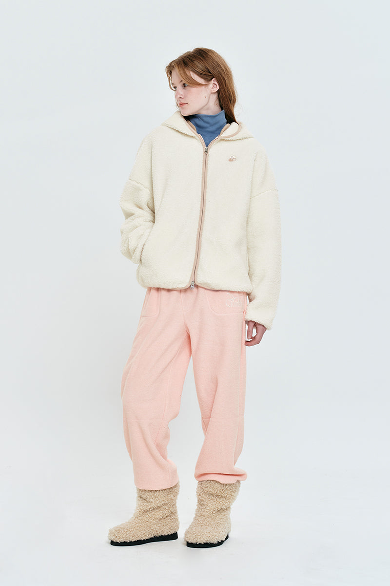 チェリーテリージョガーパンツ【サーモン】