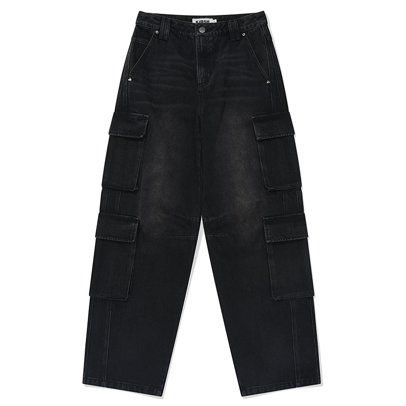 ヴィンテージワイドフィットデニムパンツ【ブルー】