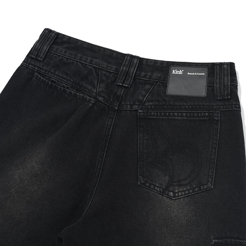 ヴィンテージワイドフィットデニムパンツ【ブルー】