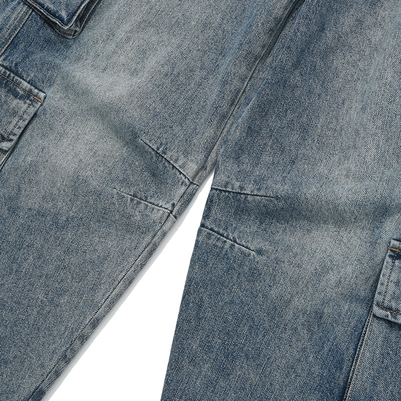 ヴィンテージワイドフィットデニムパンツ【ブルー】