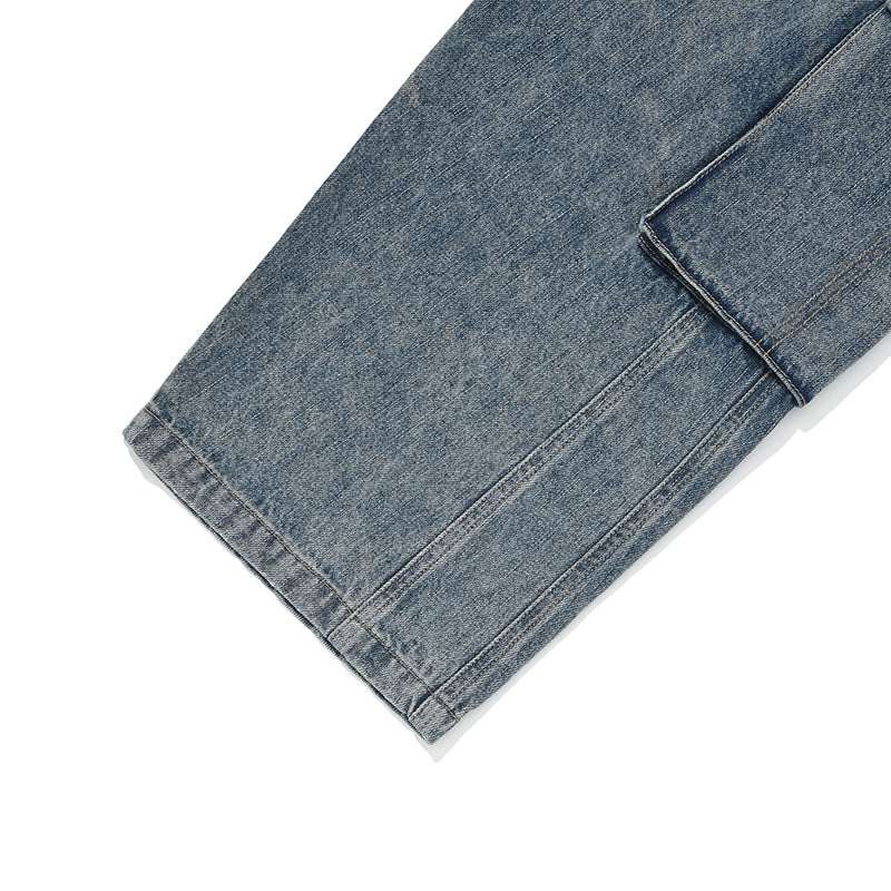 ヴィンテージワイドフィットデニムパンツ【ブルー】