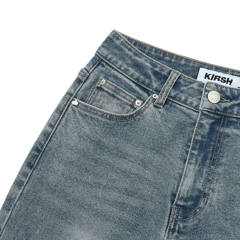 チェリースパンスリムフィットデニムパンツ【カーキ】