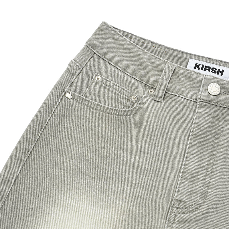 チェリースパンスリムフィットデニムパンツ【カーキ】