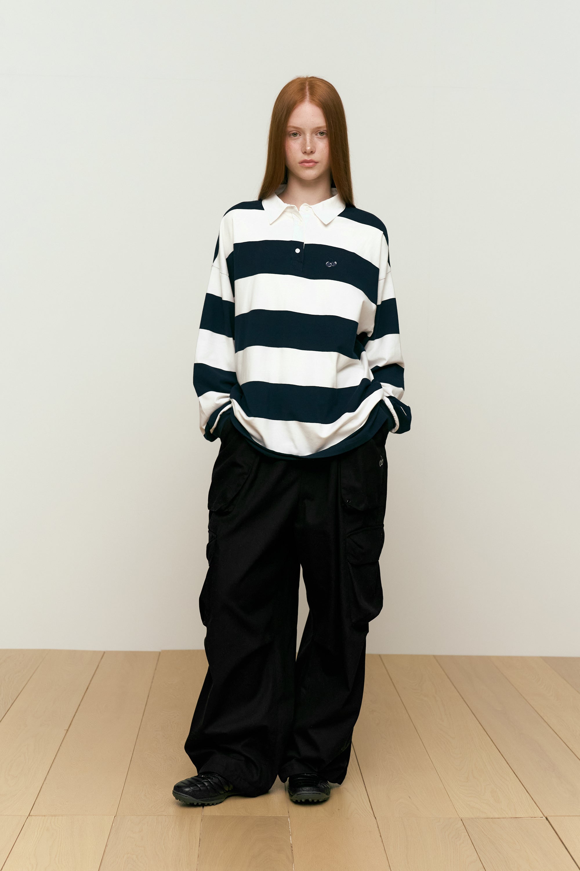 コットンカーゴパンツ【ブラック】