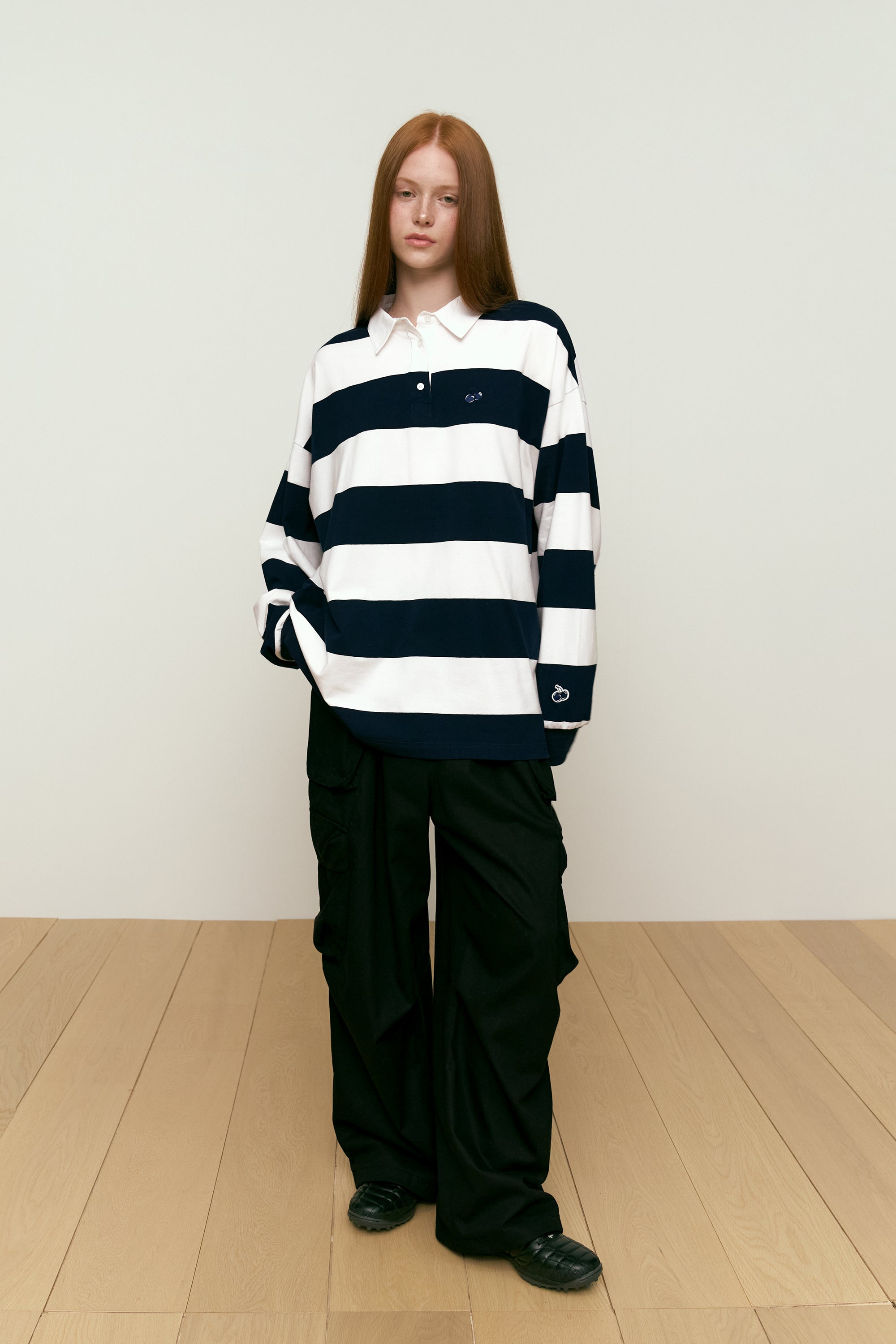 コットンカーゴパンツ【ブラック】