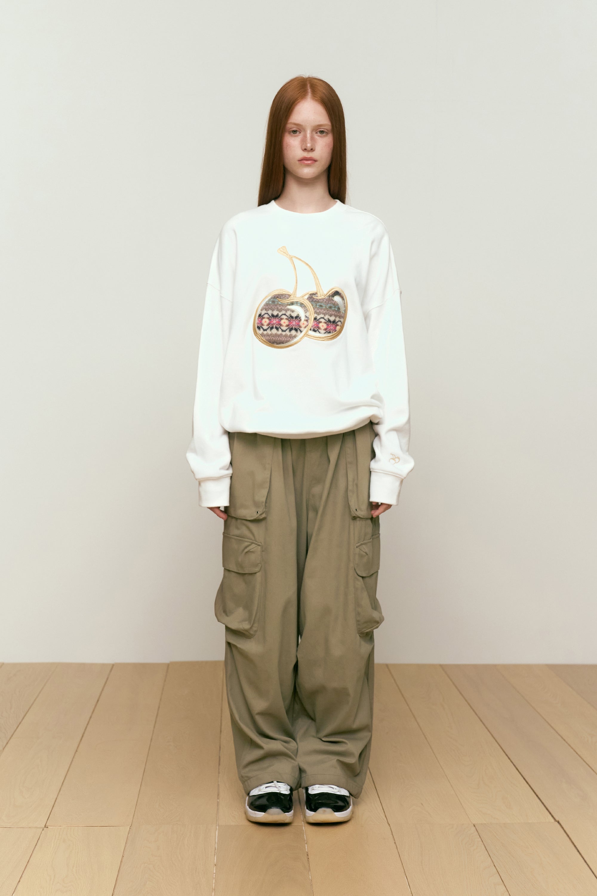 コットンカーゴパンツ【ブラック】