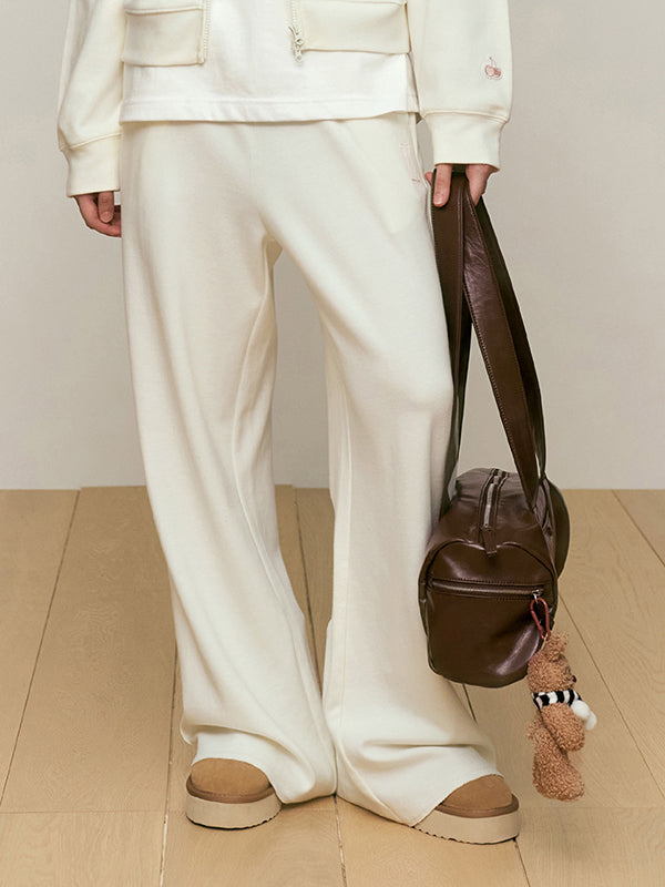 ワーディングアップリケパンツ【アイボリー】