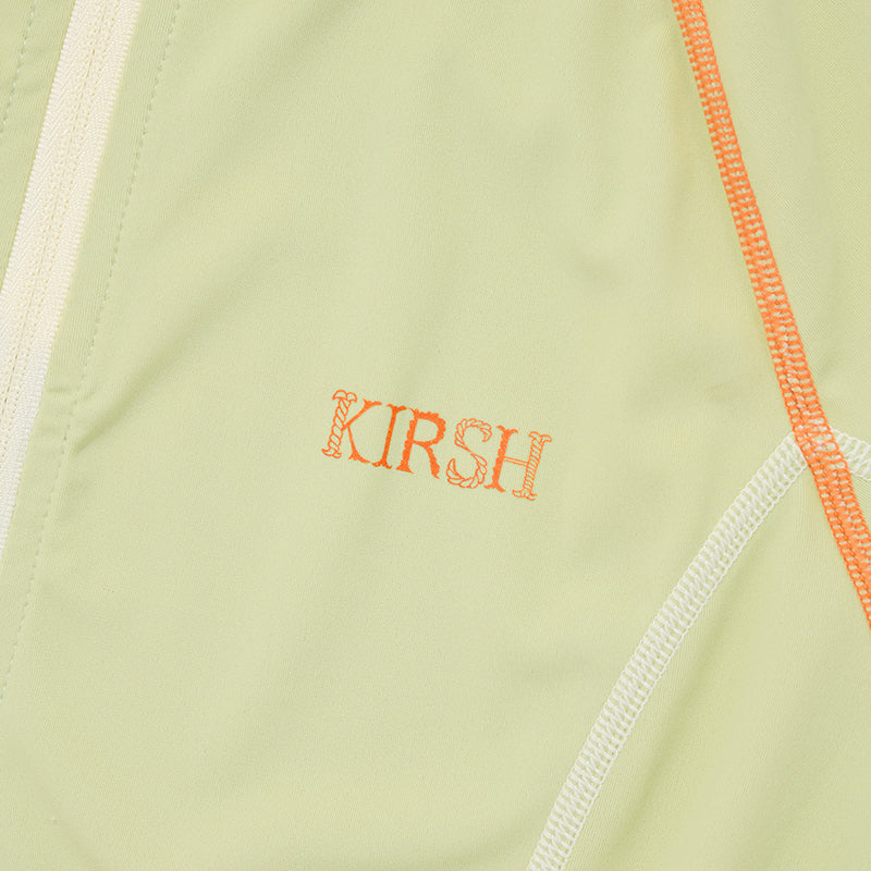CHERRY COLOR STITCH ZIP-UP RASHGUARD【ブラック】