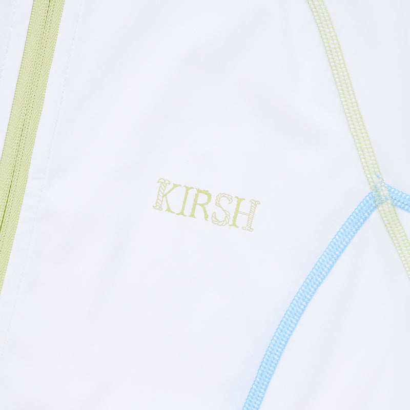 CHERRY COLOR STITCH ZIP-UP RASHGUARD【ブラック】