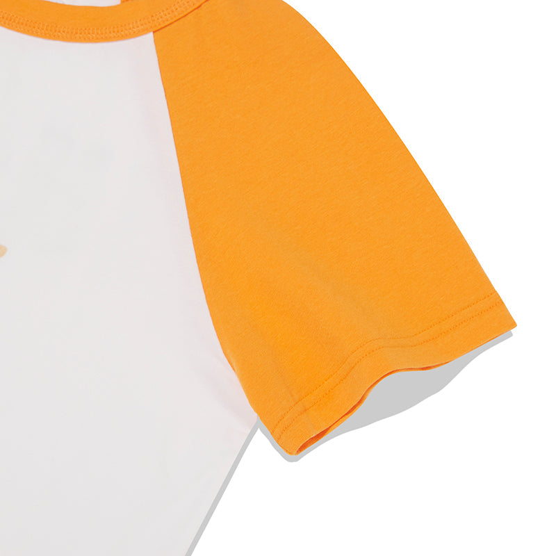 フィッシングミックスラグランクロップTシャツ【スカイ】