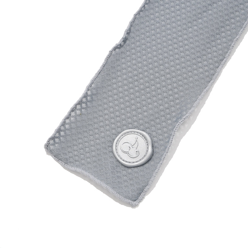 カラーミックスメッシュマフラー【ライトグレー】