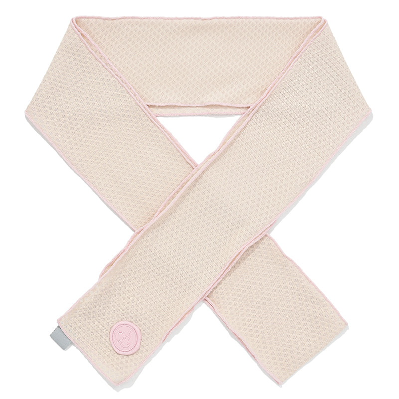 カラーミックスメッシュマフラー【ピンク】