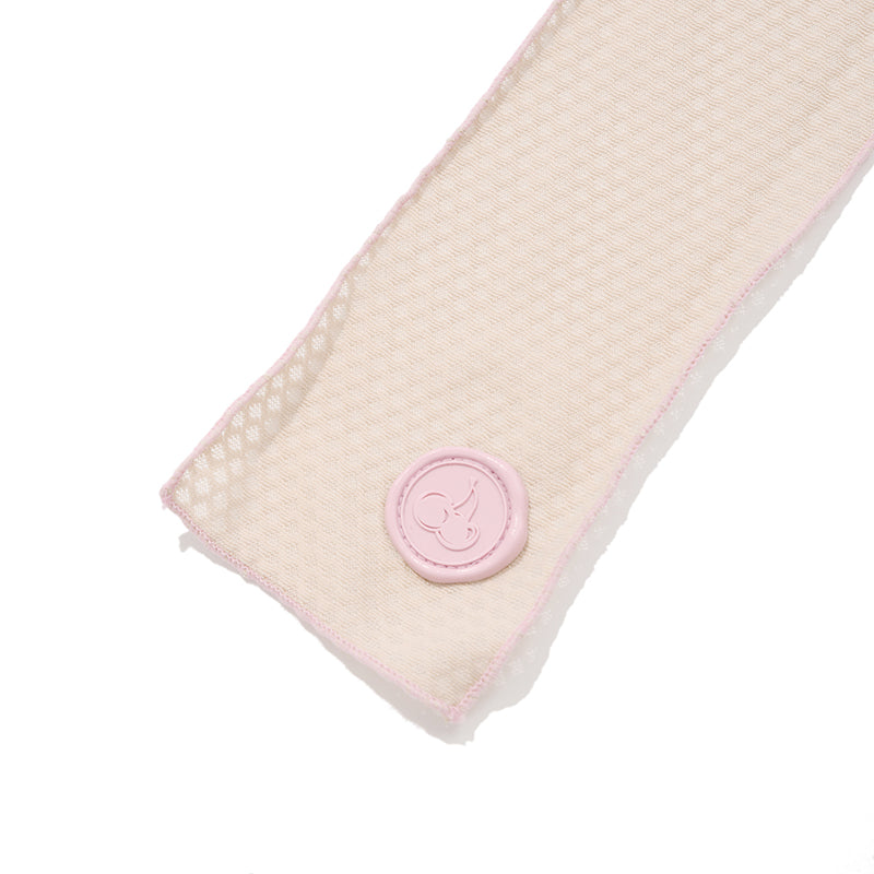 カラーミックスメッシュマフラー【ピンク】