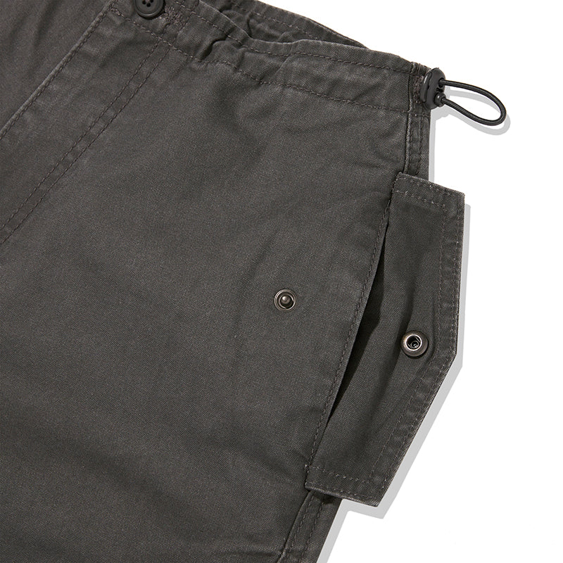 ユースホテルピグメントポイントハーフパンツ【チャコール】