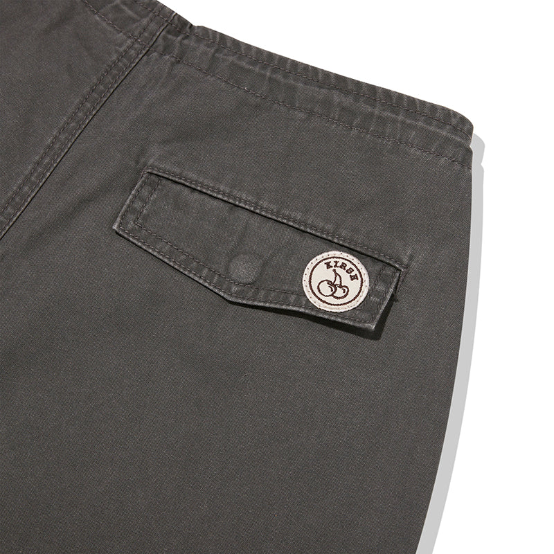 ユースホテルピグメントポイントハーフパンツ【チャコール】