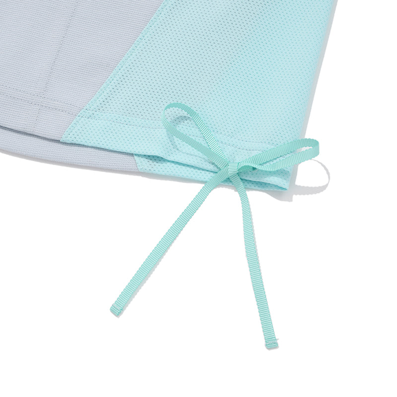 カラーミックスリボンハーフパンツ【スカイ】