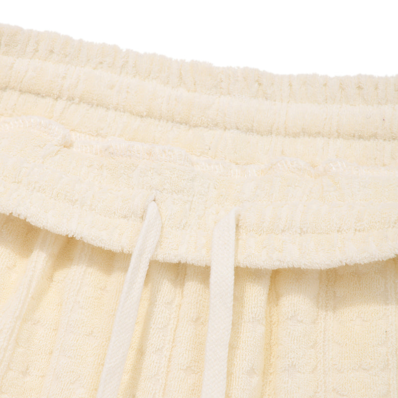 バンディングテリーショートパンツ【アイボリー】