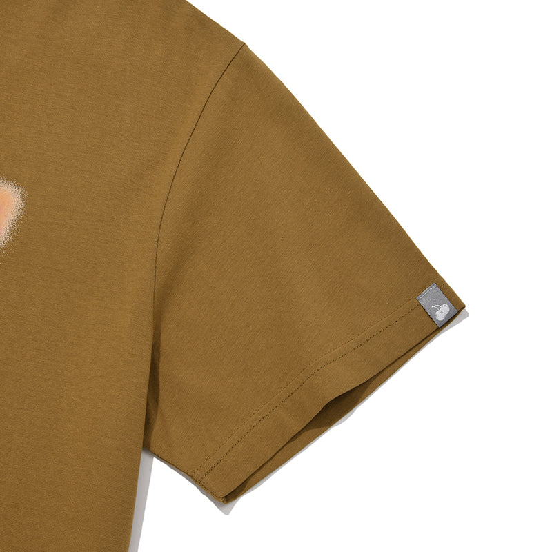 チェリーブラーグラフィックTシャツ【カーキ】