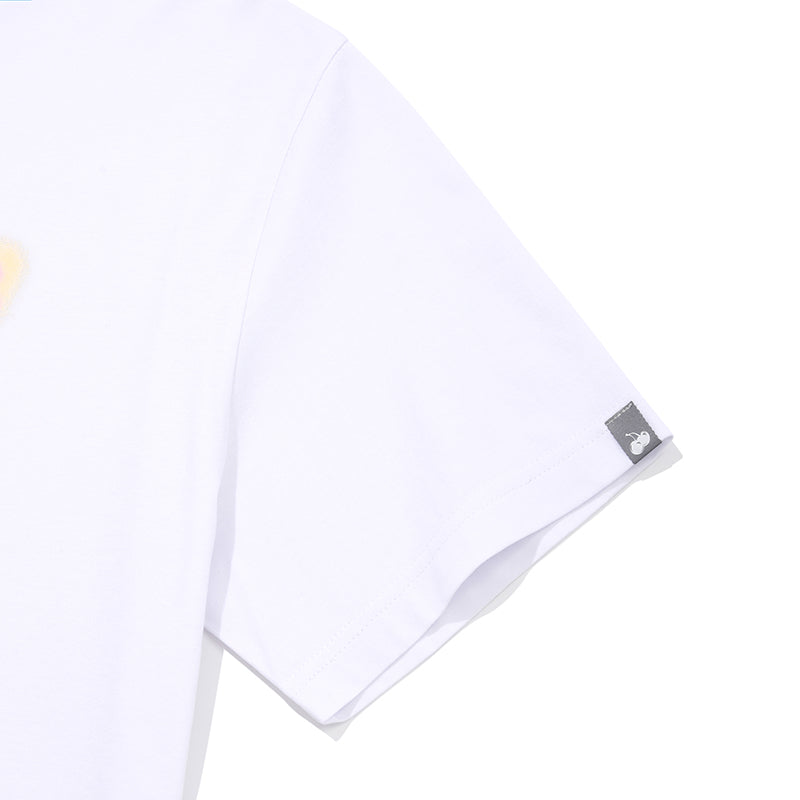 チェリーブラーグラフィックTシャツ【ホワイト】