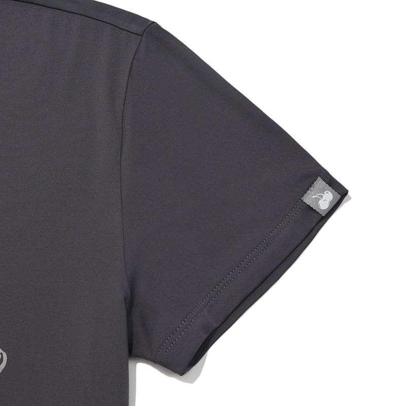 ブーケガールグラフィックTシャツ【アイボリー】