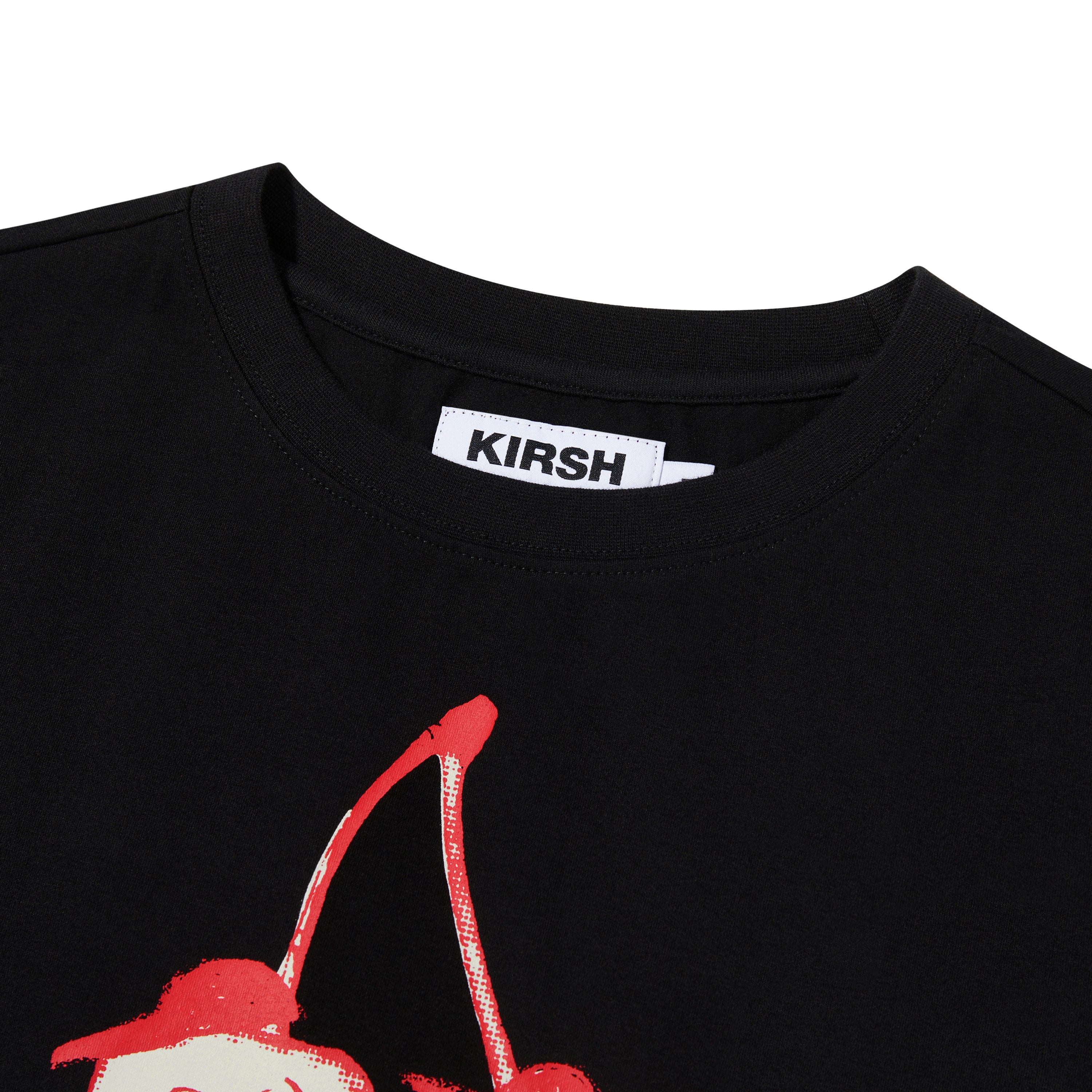 【日本限定】KIRSH X TOKYO ビックチェリークロップTシャツ【ブラック】