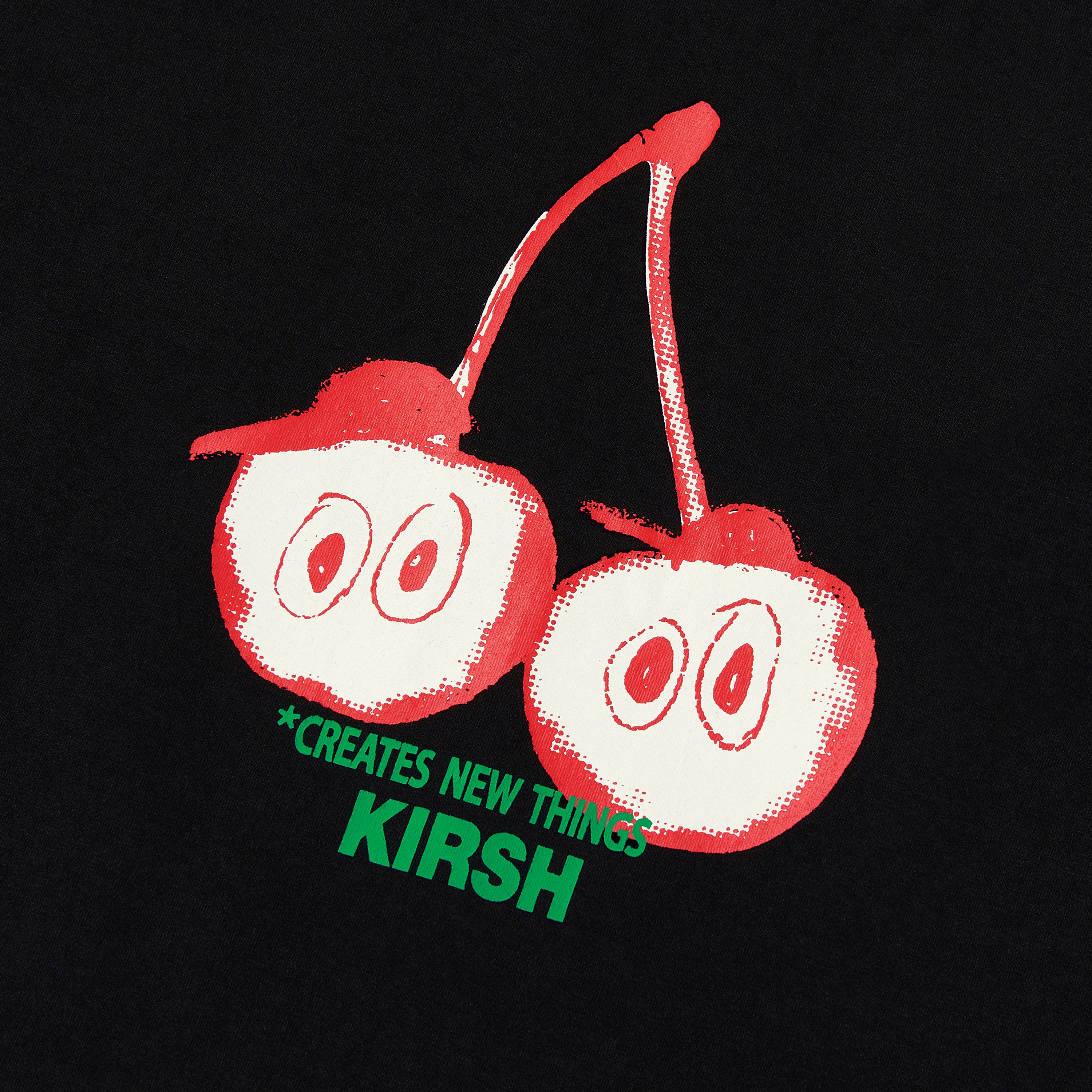 【日本限定】KIRSH X TOKYO ビックチェリークロップTシャツ【ブラック】