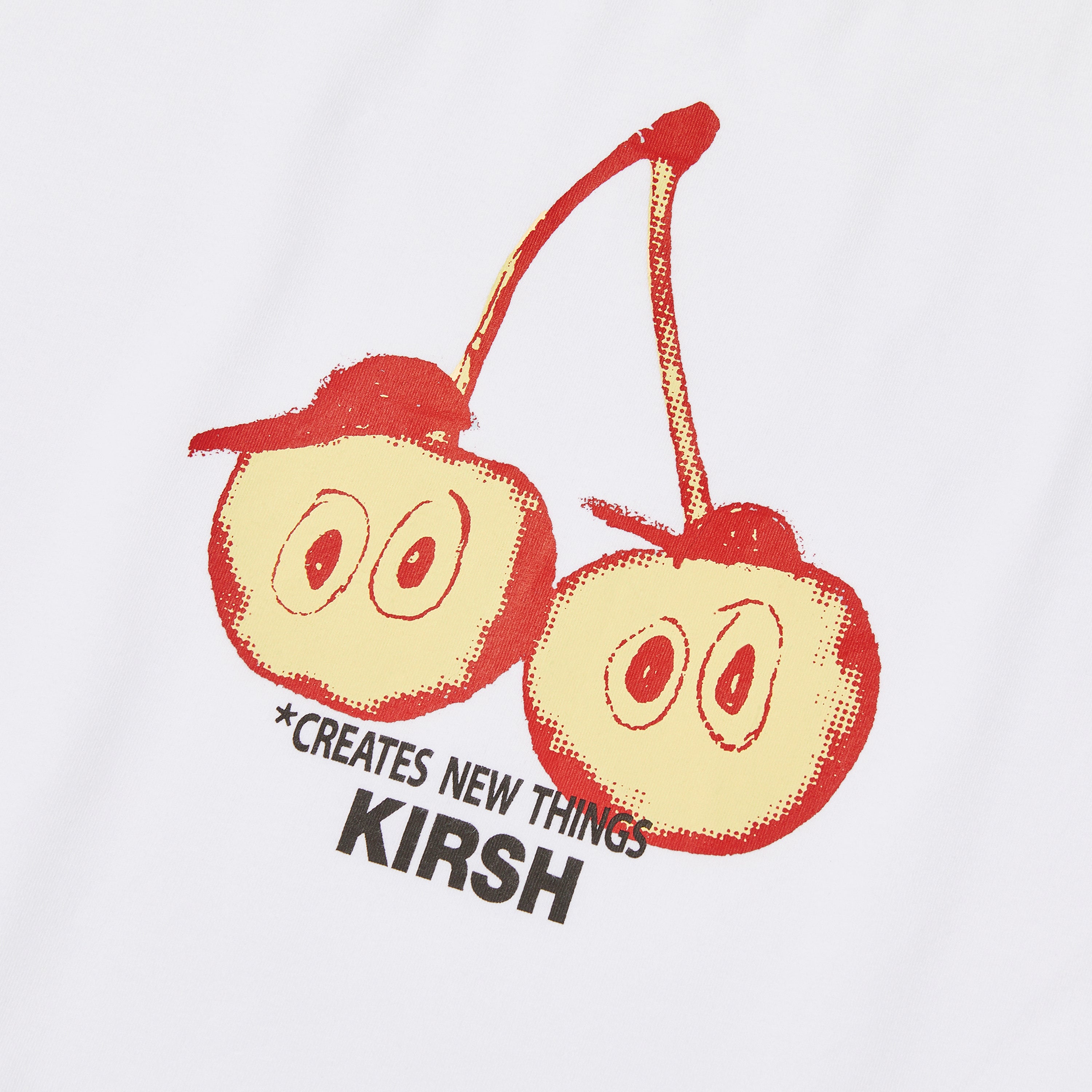 【日本限定】KIRSH X TOKYO ビックチェリークロップTシャツ【ホワイト】