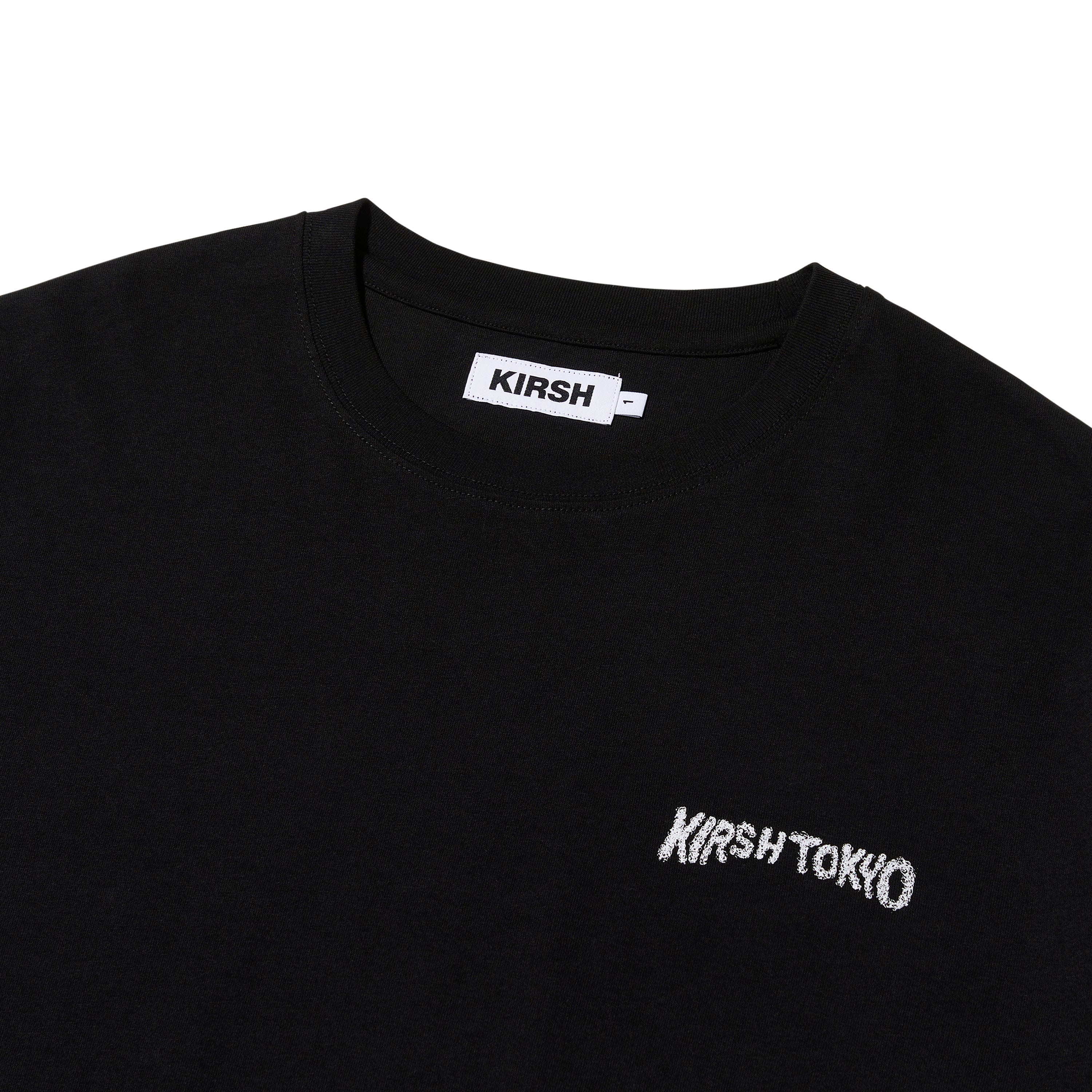 【日本限定】KIRSH X TOKYO ハンドロゴTシャツ【ブラック】