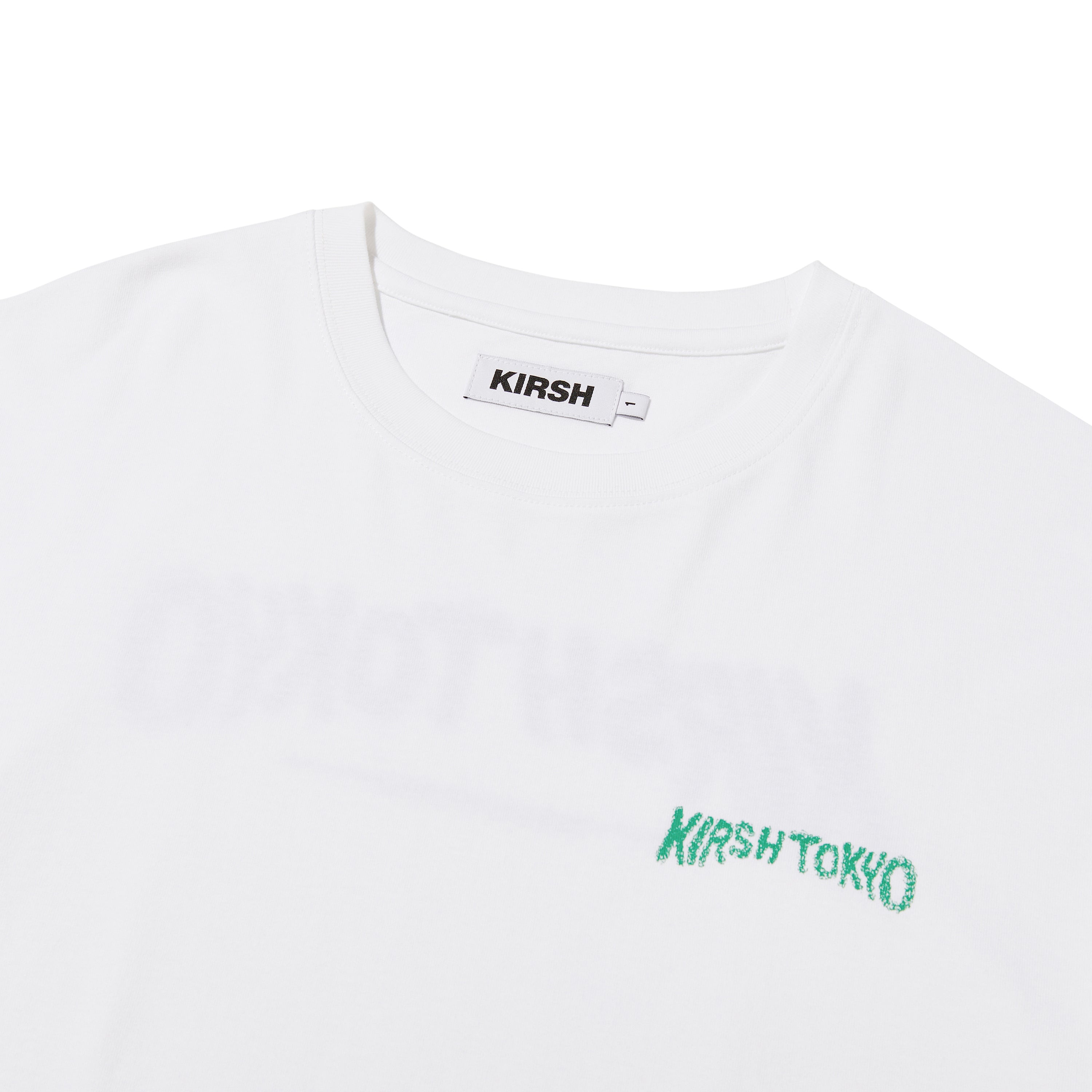 【日本限定】KIRSH X TOKYO ハンドロゴTシャツ【ホワイト】