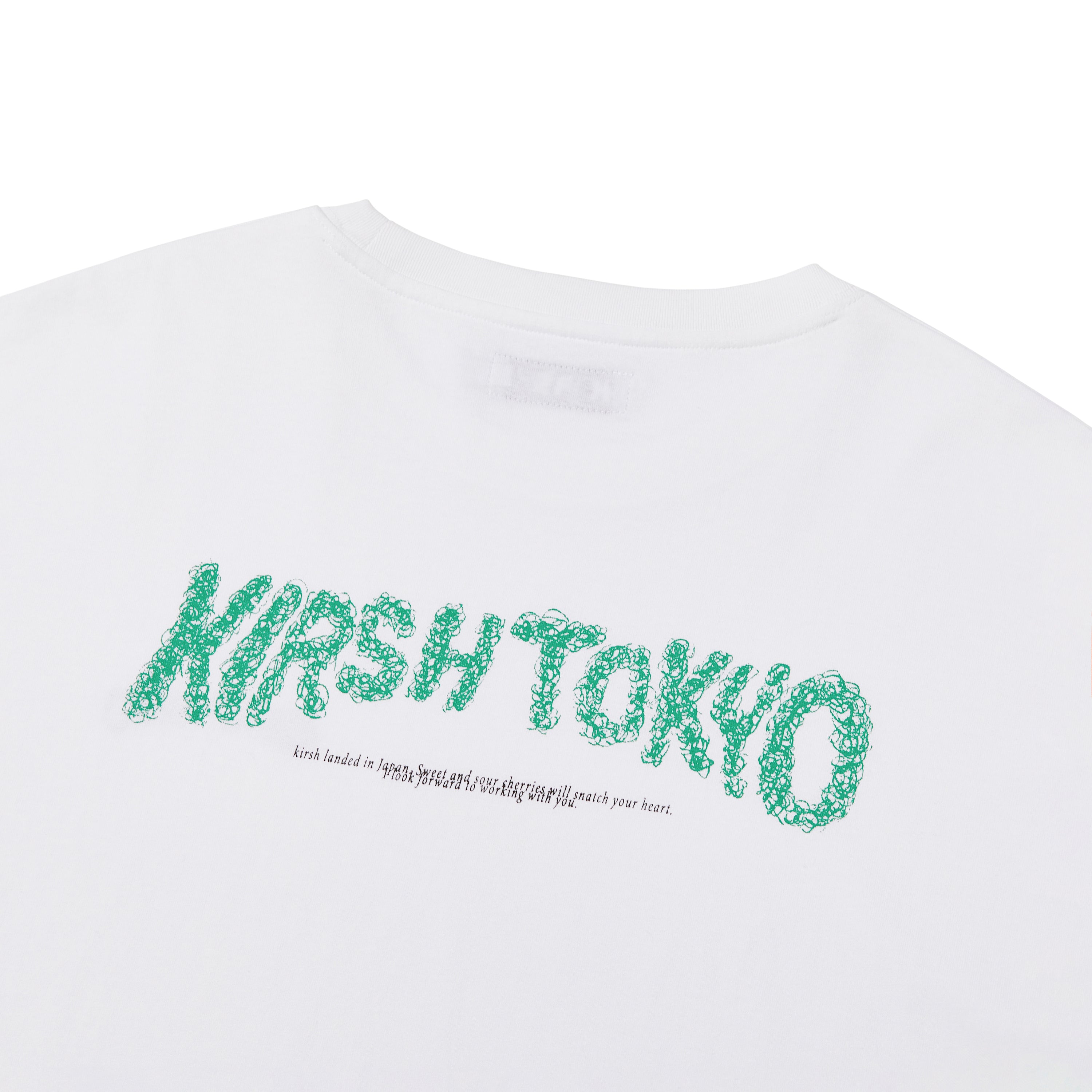 【日本限定】KIRSH X TOKYO ハンドロゴTシャツ【ホワイト】