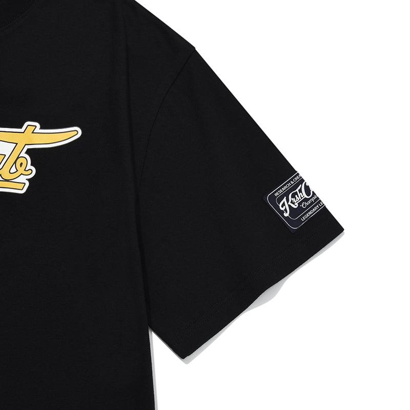 スポーティーグラフィックTシャツ【ブラック】