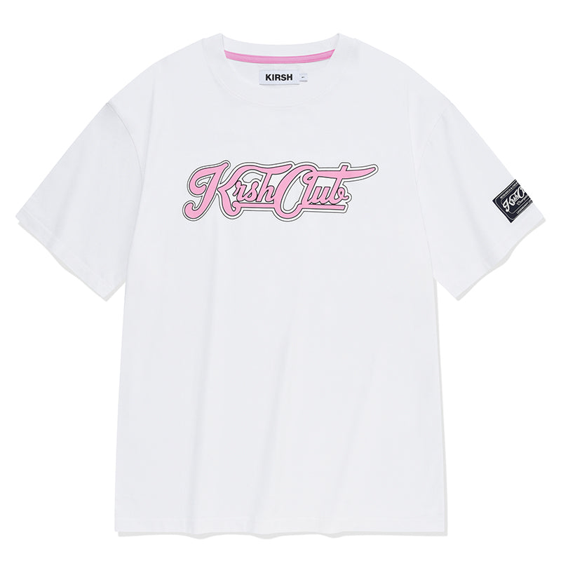 日本製得価グラフィックプリントTシャツ　ピンク　0 Tシャツ(半袖/袖なし)