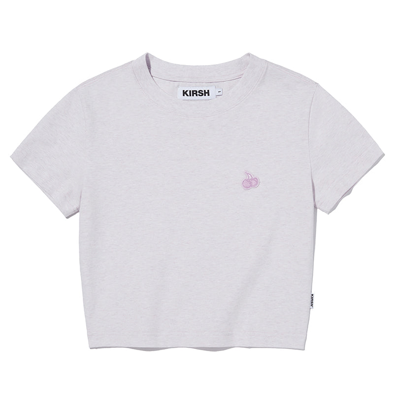 スモールチェリークロップTシャツ【ラベンダー】