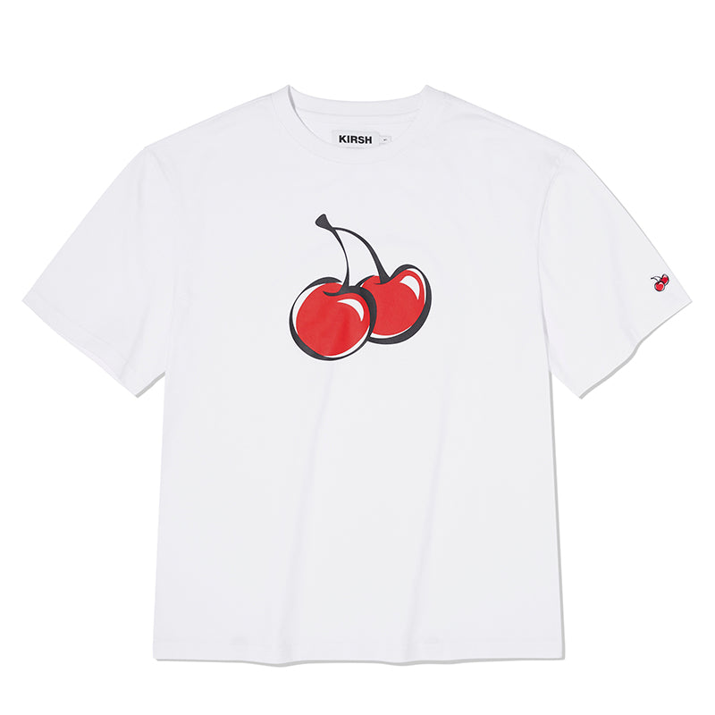 ビックチェリーTシャツ【ホワイト】