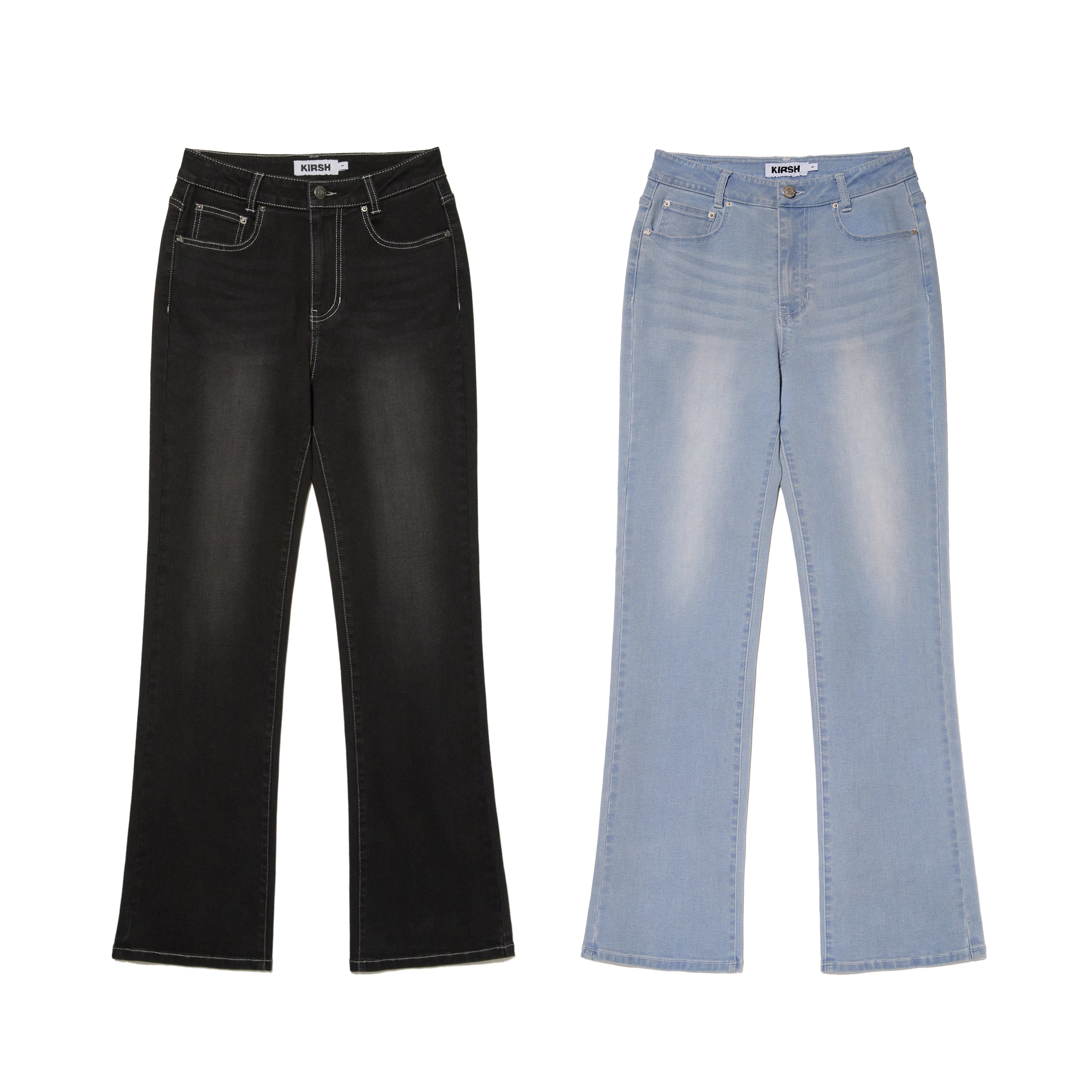 チェリースパンスリムフィットデニムパンツ【ライトブルー】