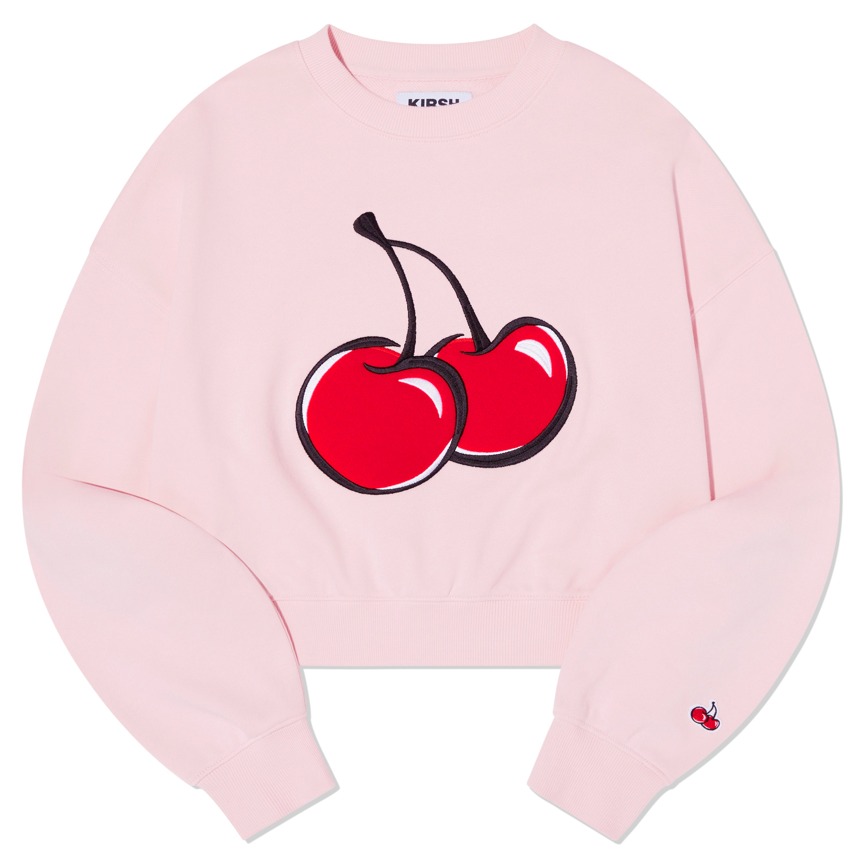 【Big Cherry Tokyo Collection】シグネチャービックチェリークロップスウェット【ピンク】