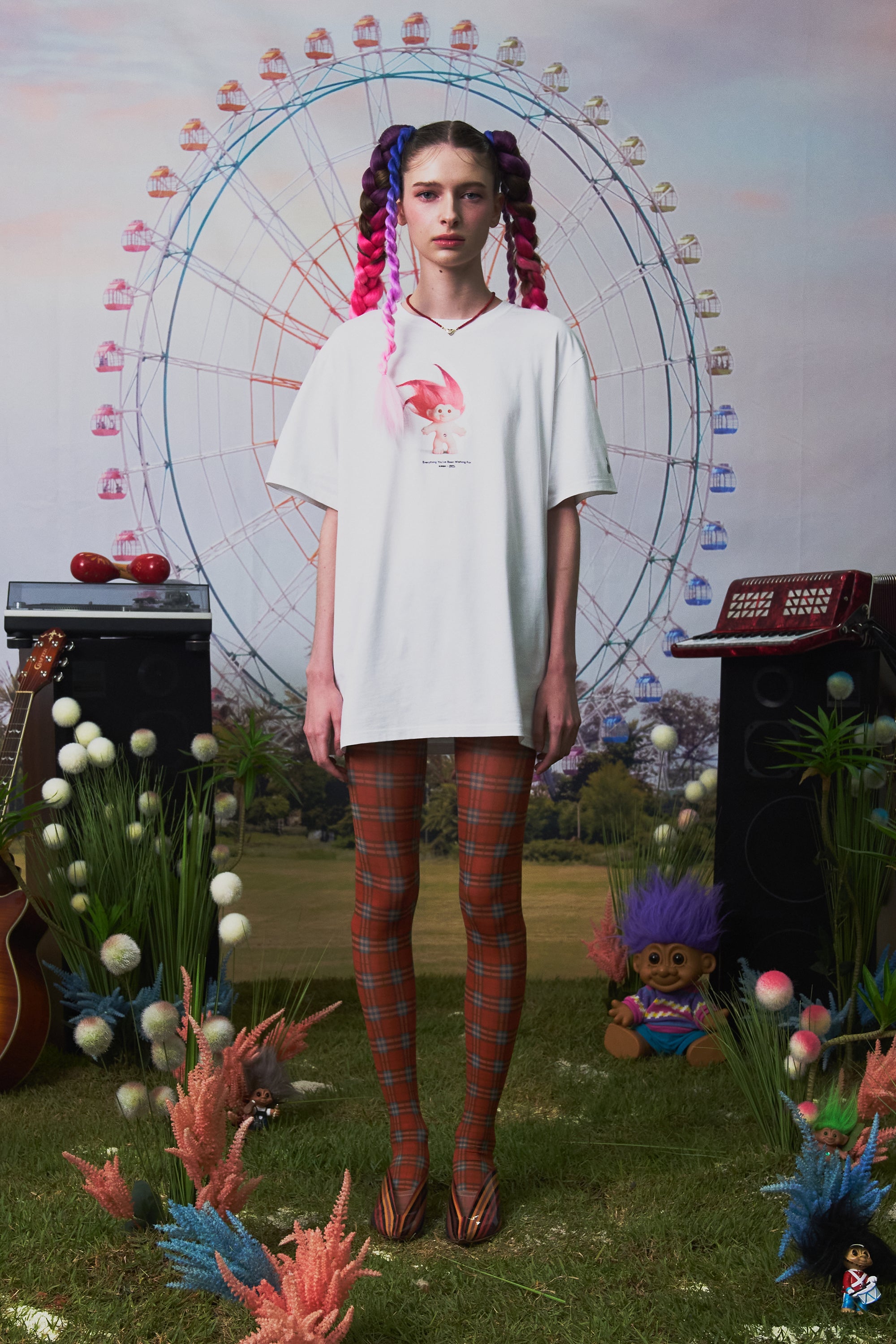 トロールフォトグラフィルーズフィットTシャツ【ブラック】
