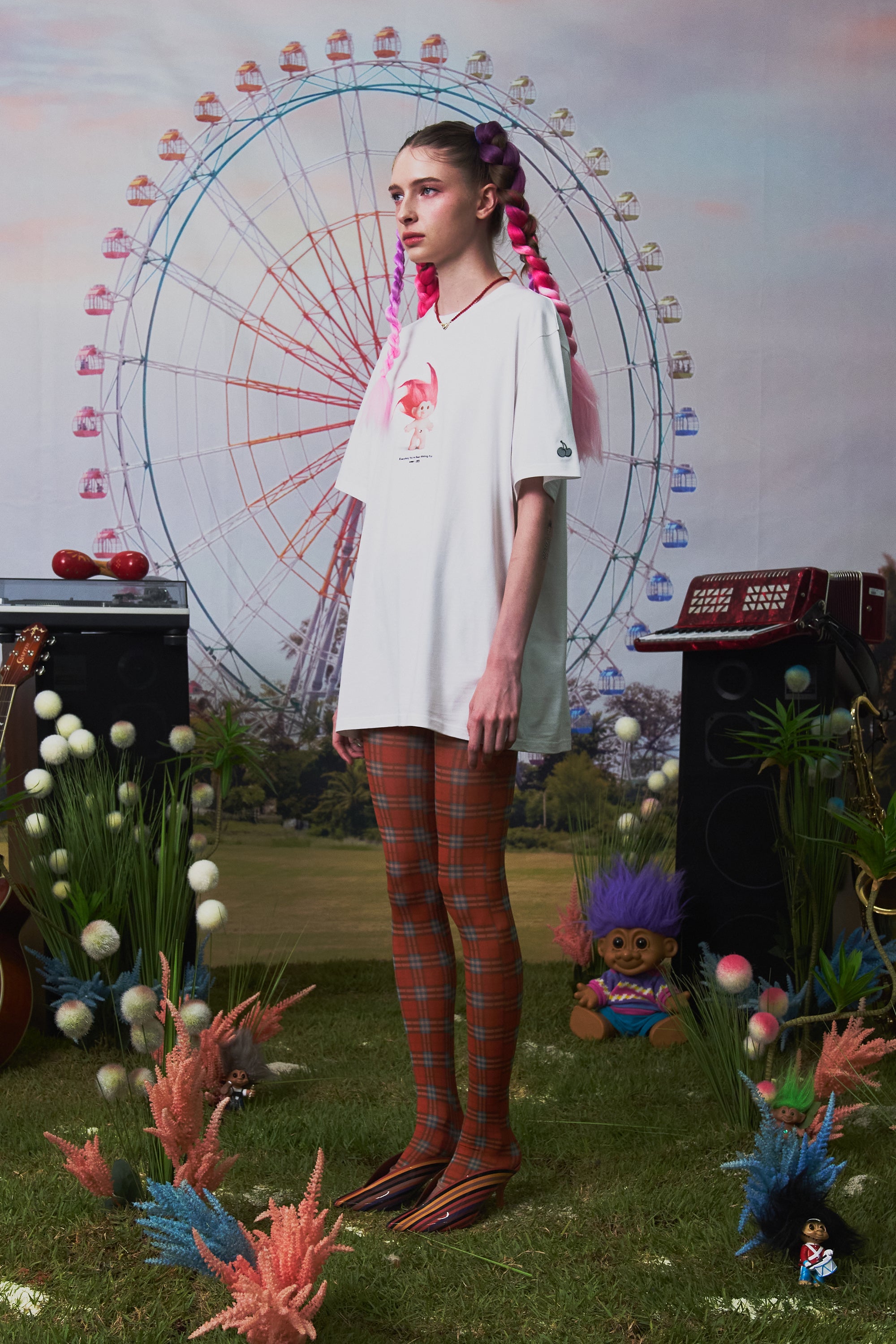 トロールフォトグラフィルーズフィットTシャツ【ブラック】