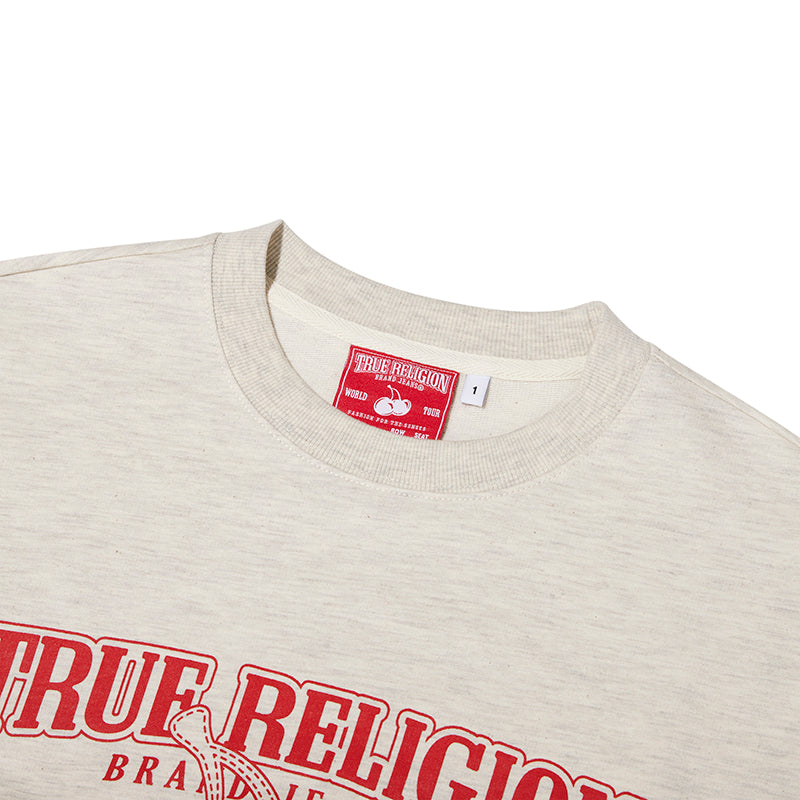 KIRSH X TRUERELIGION ロゴグラッフィックスウェット【オートミール】