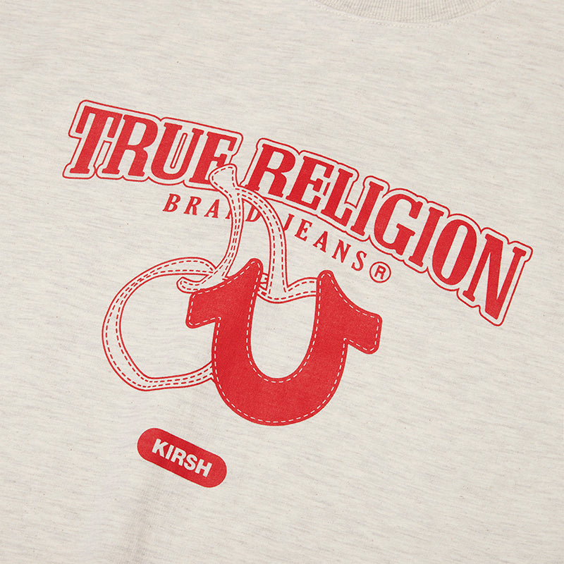 KIRSH X TRUERELIGION ロゴグラッフィックスウェット【オートミール】