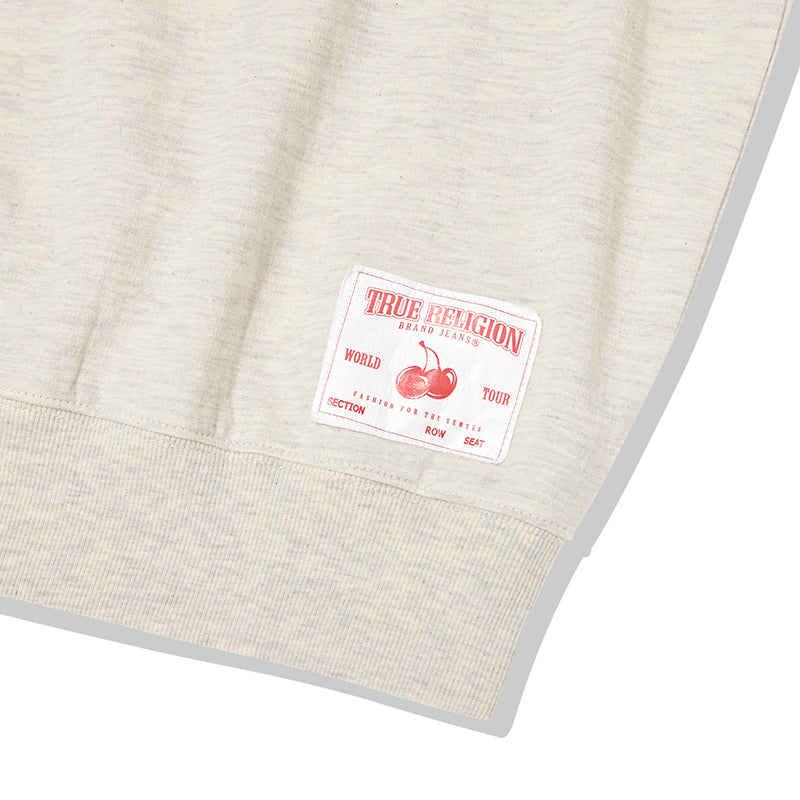 KIRSH X TRUERELIGION ロゴグラッフィックスウェット【オートミール】