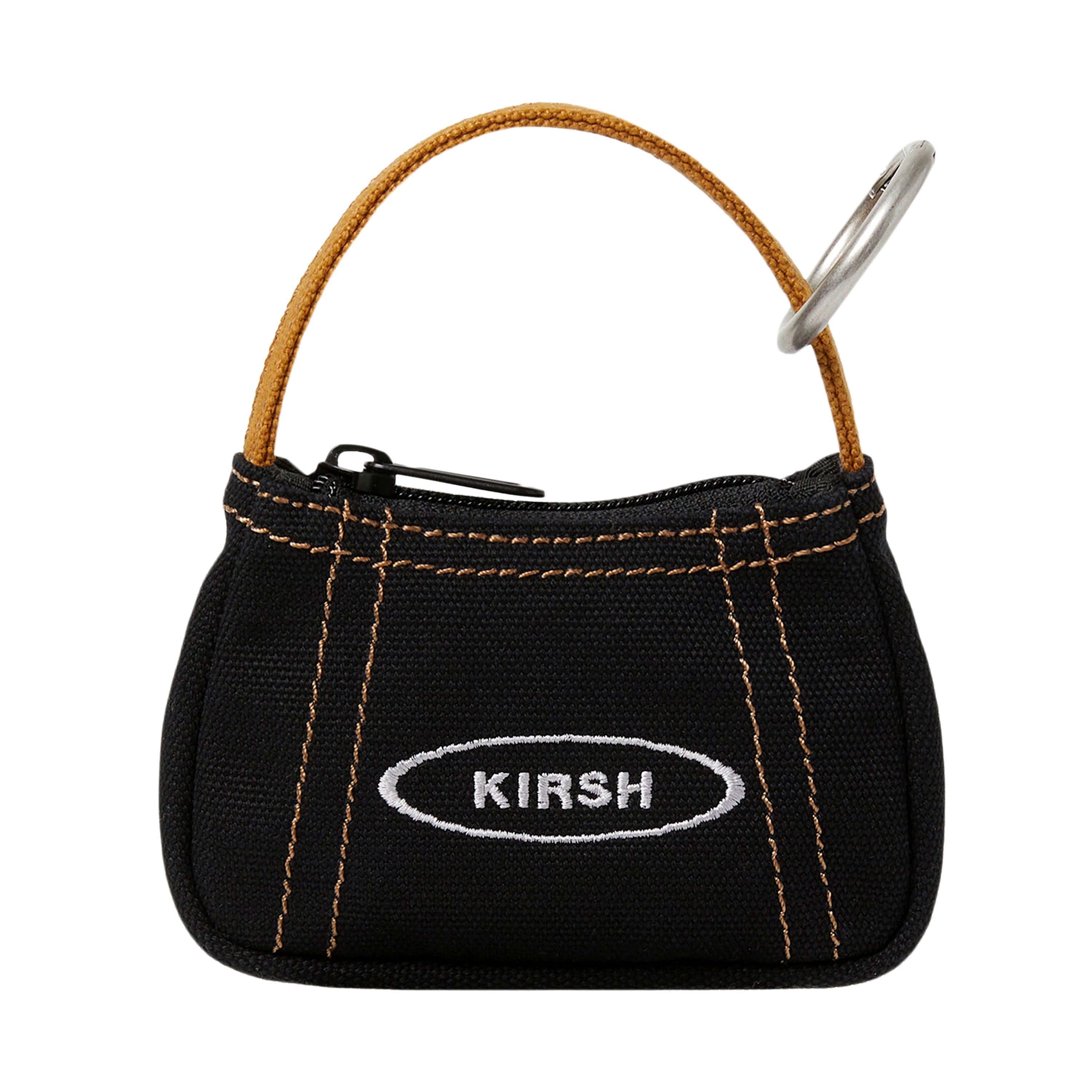 【日本限定】KIRSH X TOKYO ビンテージステッチポイントコインバッグ【ブラック】