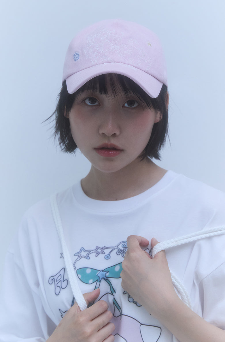 KIRSH X SUNONEBIRD エンブロイダリー ボールキャップ【ピンク】