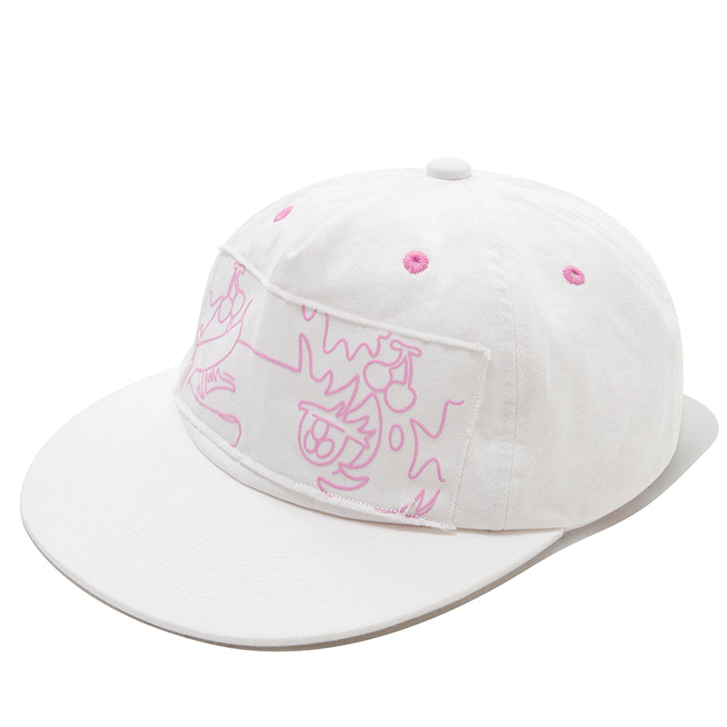 KIRSH X SUNONEBIRD アイグラフィックボールキャップ【ホワイト】