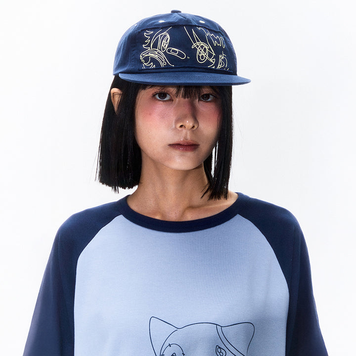 KIRSH X SUNONEBIRD アイグラフィックボールキャップ【ネイビー】