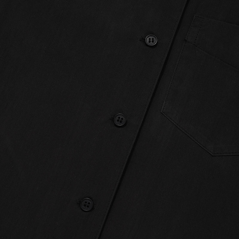 72ボーリングシャツ【ブラック】