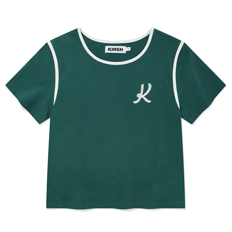 グラフィックリンガーTシャツ【ネイビー】