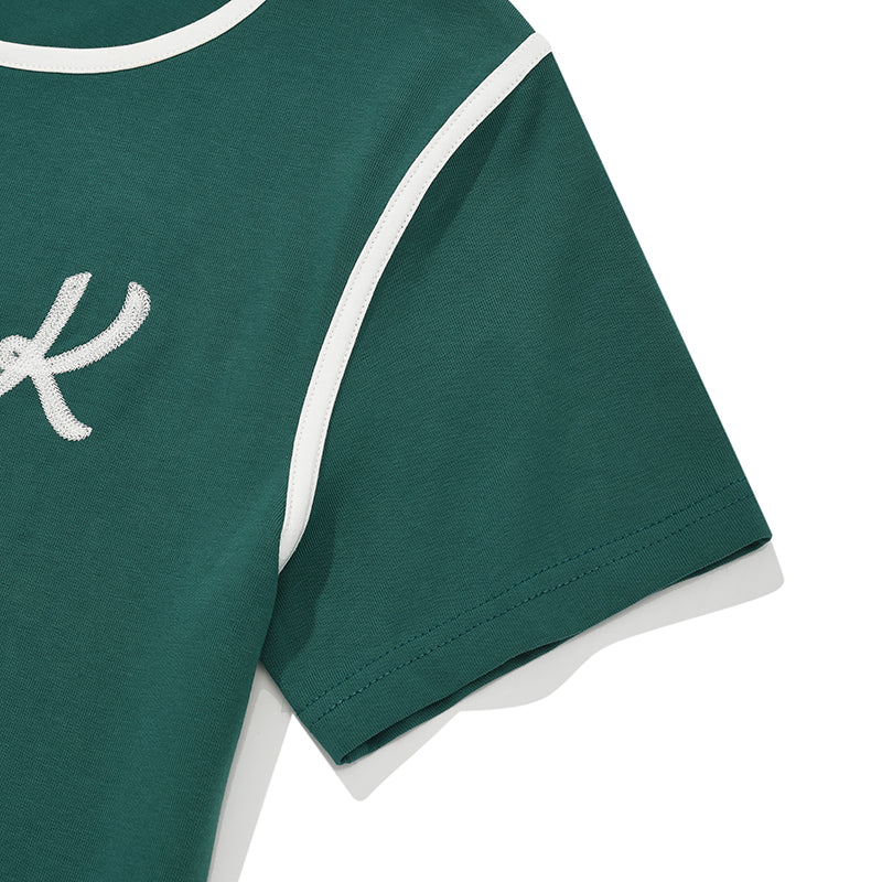 グラフィックリンガーTシャツ【ネイビー】
